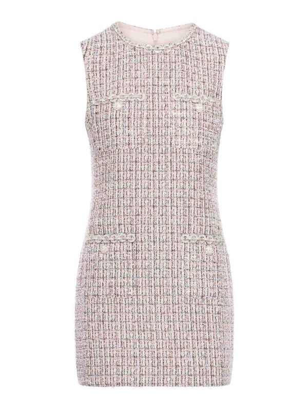 Self Portrait Pull Col Rond - Rose