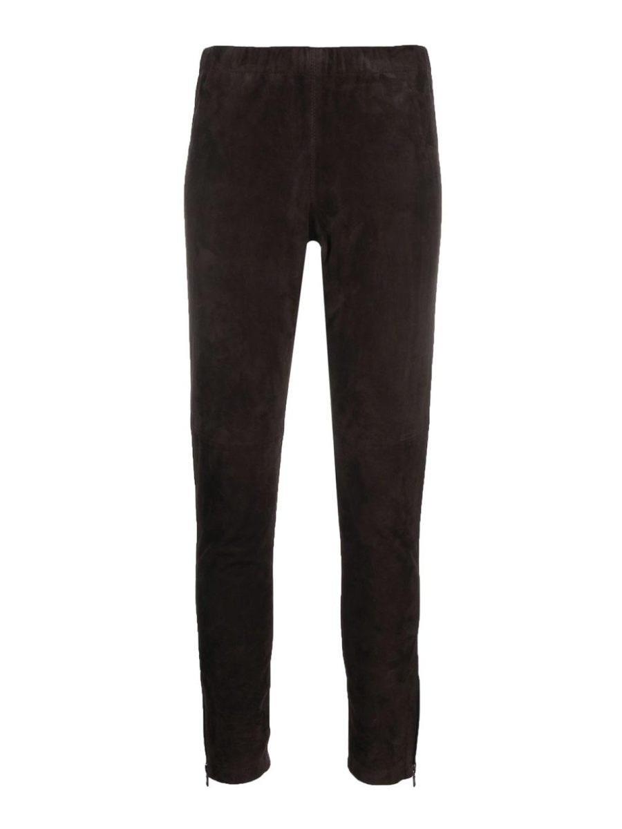 P. A.R. O.S. H. Pantalons En Cuir - Marron