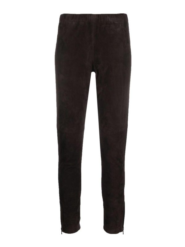 P. A.R. O.S. H. Pantalons En Cuir - Marron