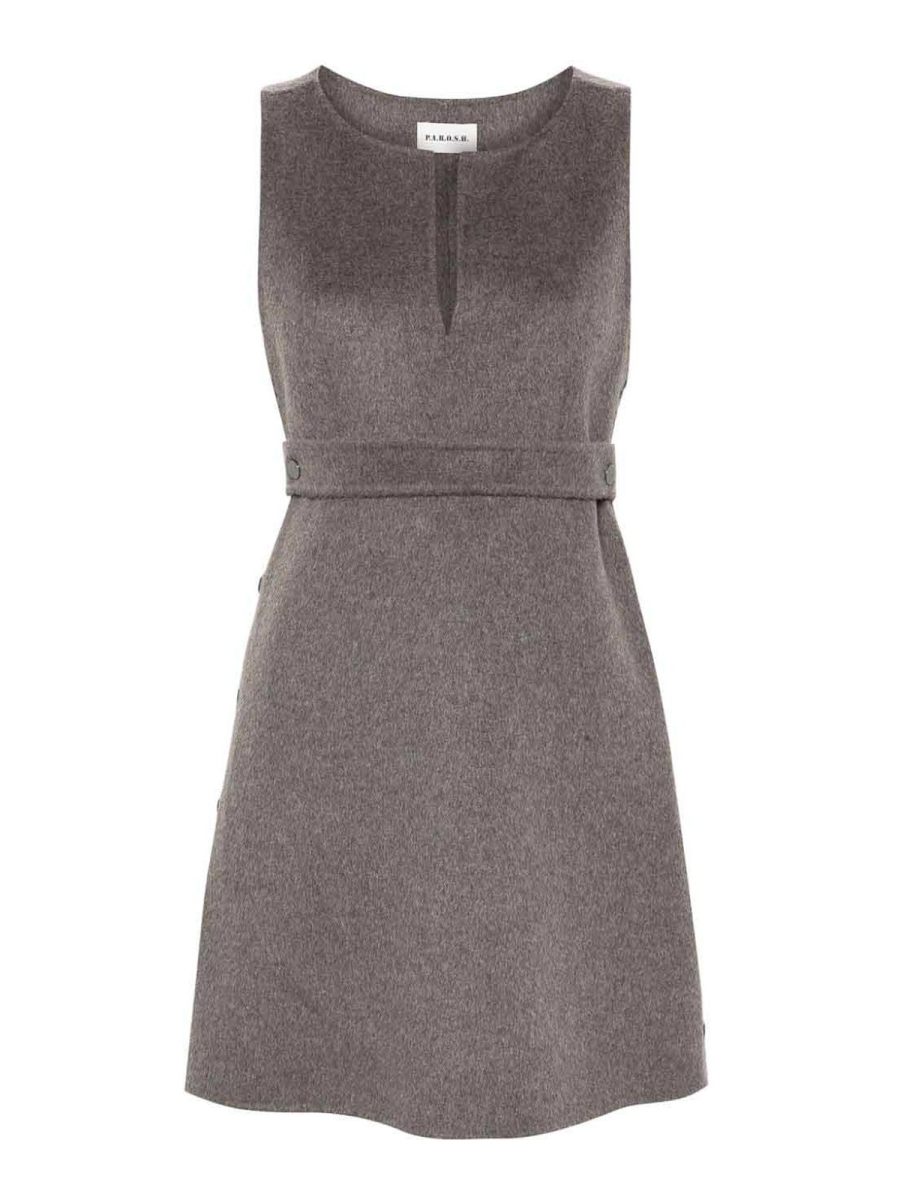 P. A.R. O.S. H. Robe Courte - Marron
