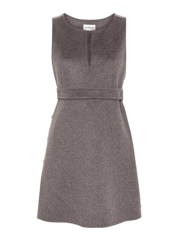 P. A.R. O.S. H. Robe Courte - Marron