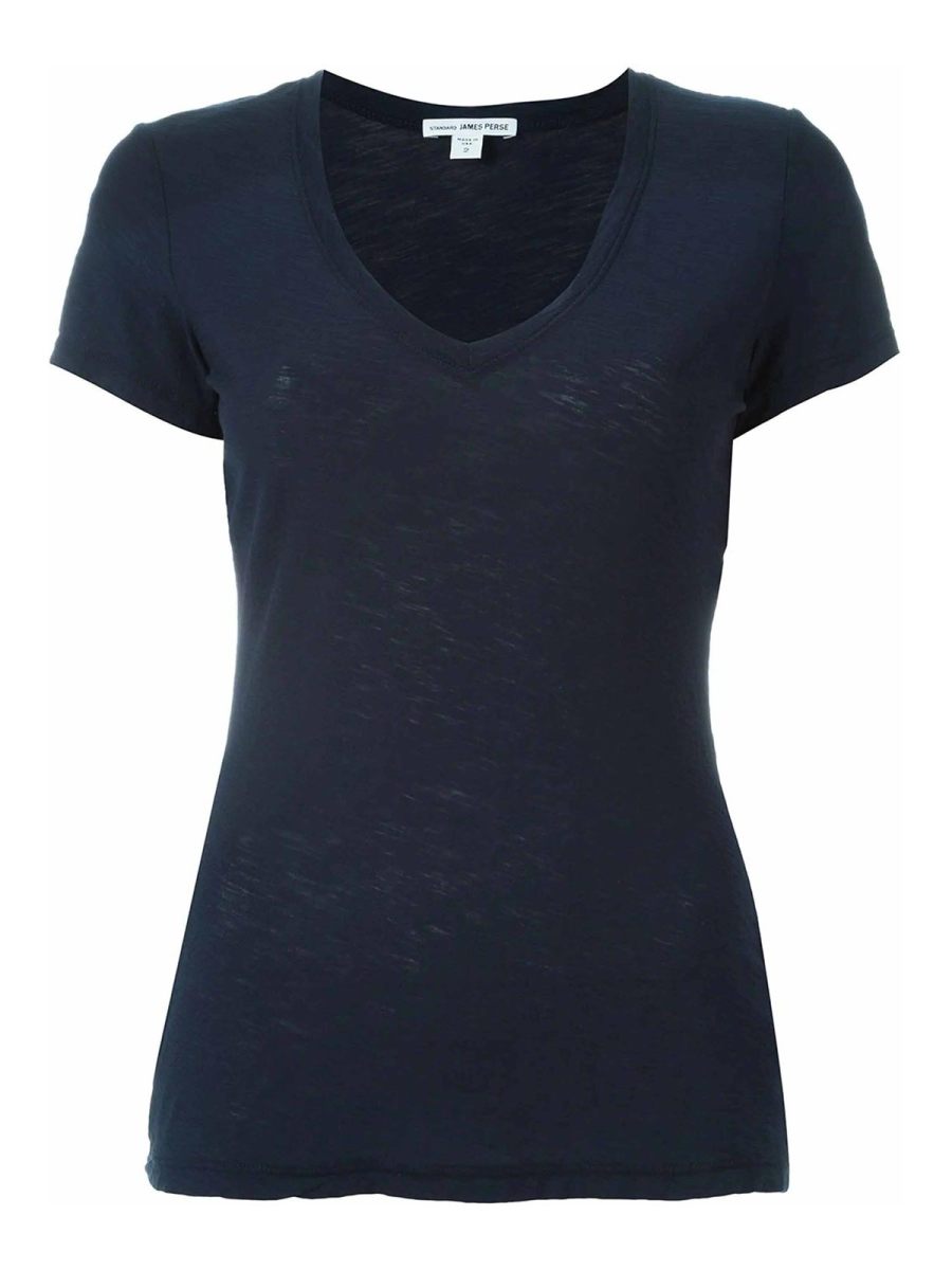 James Perse T-Shirt - Bleu Foncé