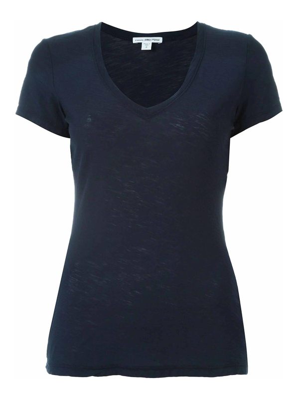 James Perse T-Shirt - Bleu Foncé