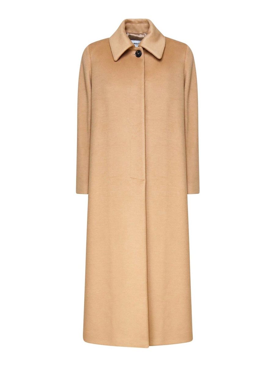 Mariuccia Manteau Court - Marron