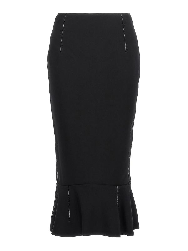 Marni Jupe Midi - Noir