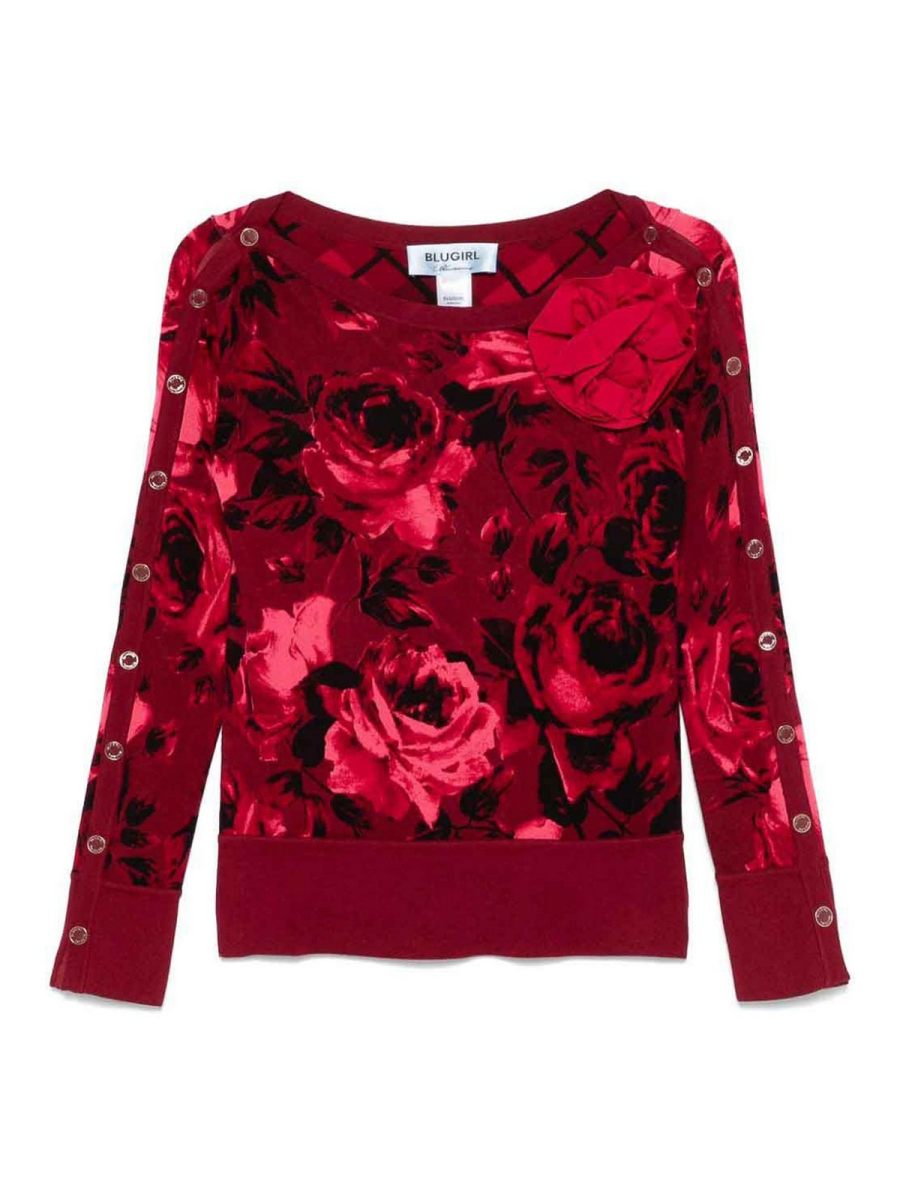 Blugirl Pull Col Rond - Multicolore