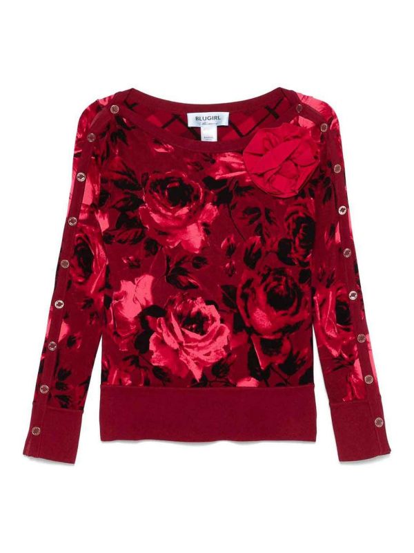 Blugirl Pull Col Rond - Multicolore