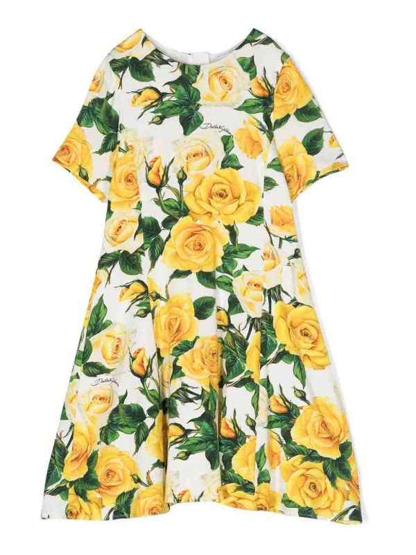 Dolce & Gabbana Jr Robe Courte - Blanc