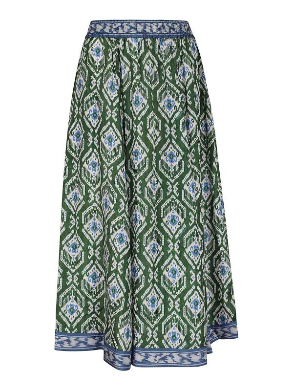 Zimmermann Jupe Midi - Vert