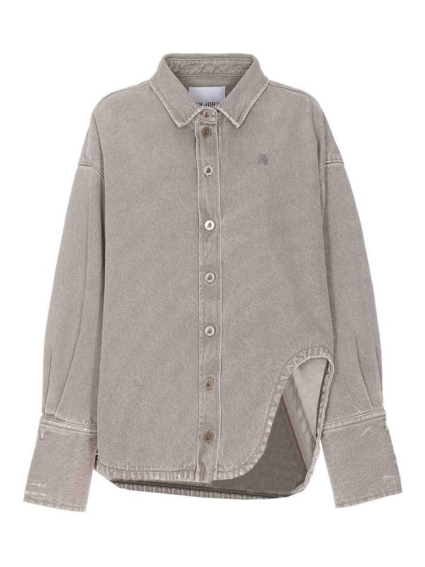 The Attico Manteau Court - Gris