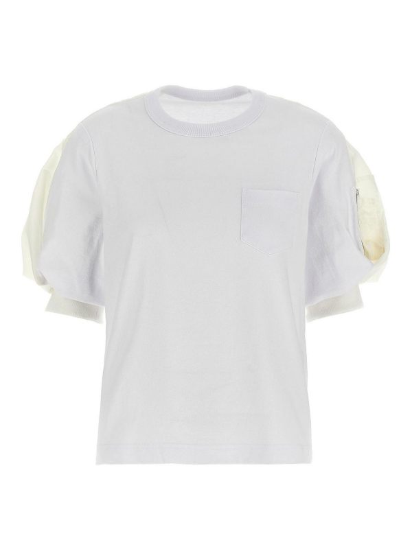Sacai T-Shirt - Blanc