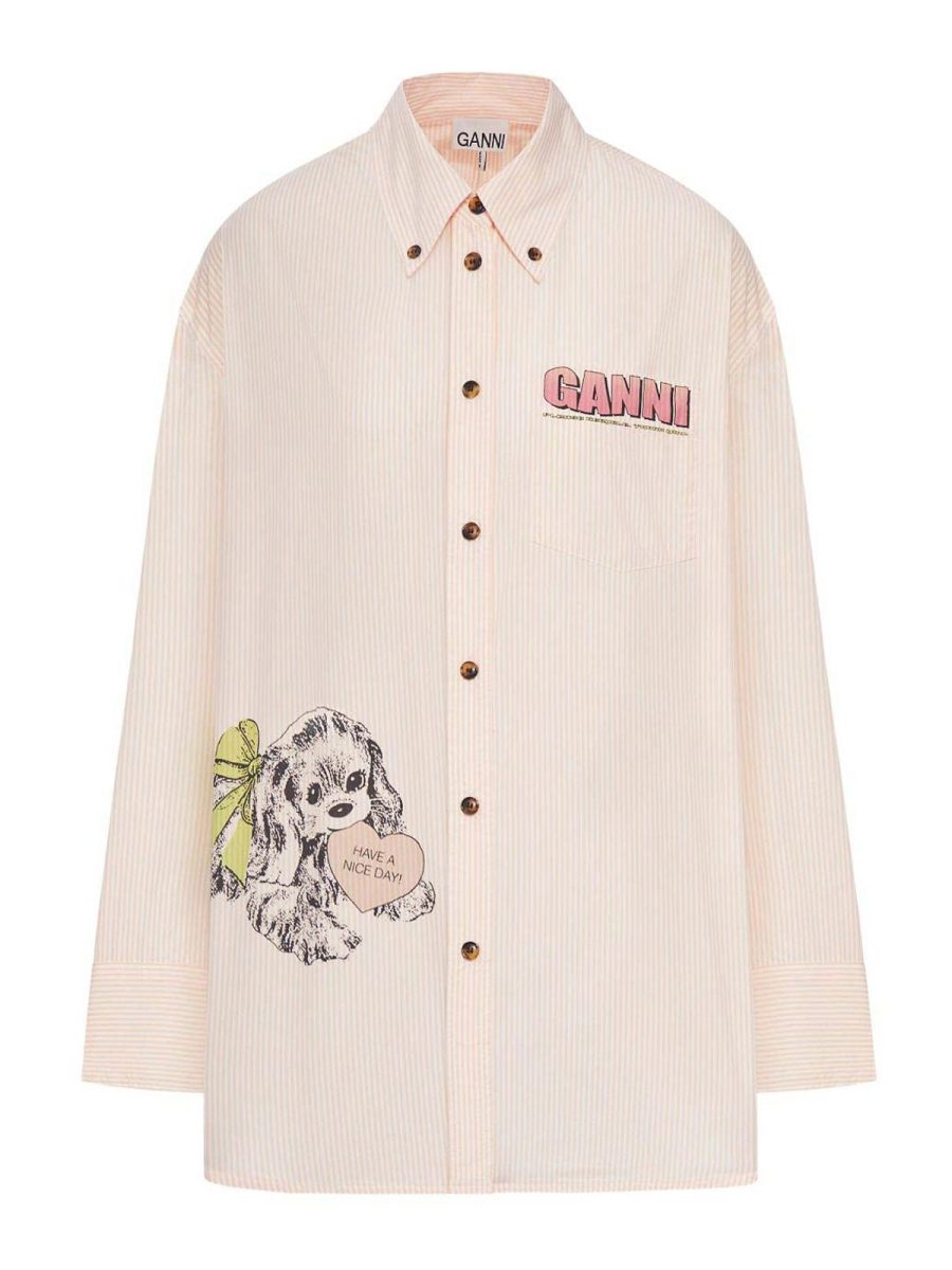 Ganni Chemise - Couleur Chair