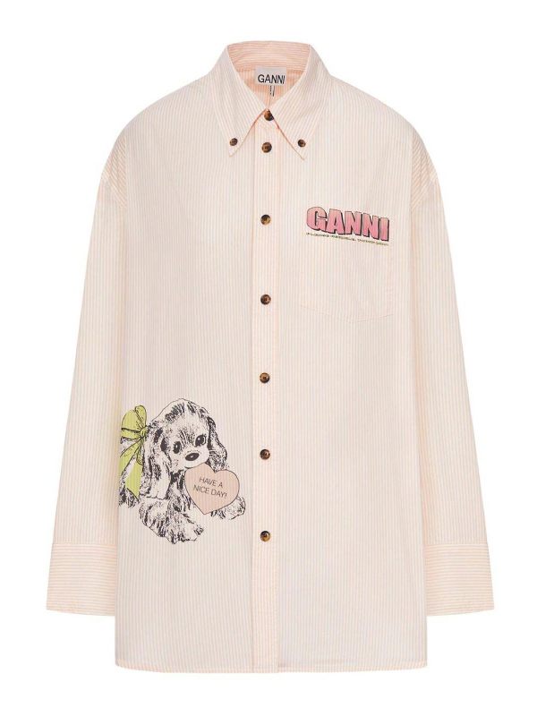 Ganni Chemise - Couleur Chair