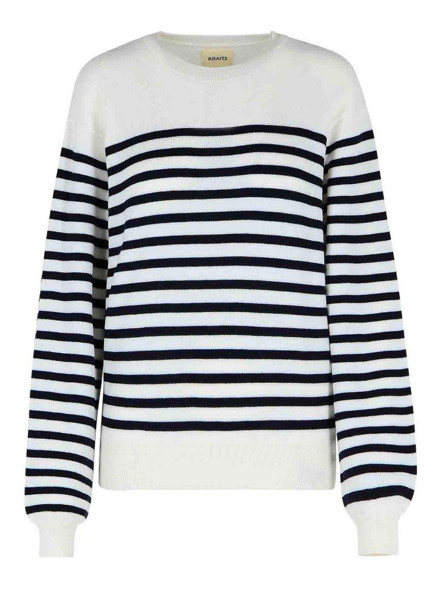 Khaite Pull Col Rond - Blanc