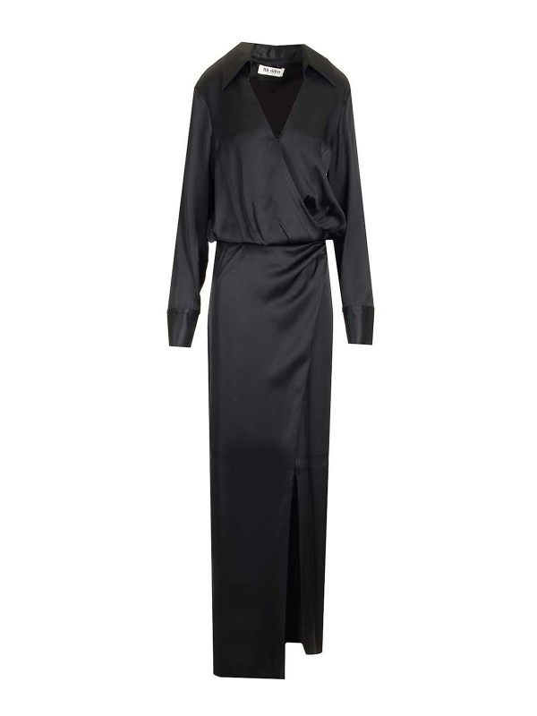 The Attico Robe Au Genou - Noir