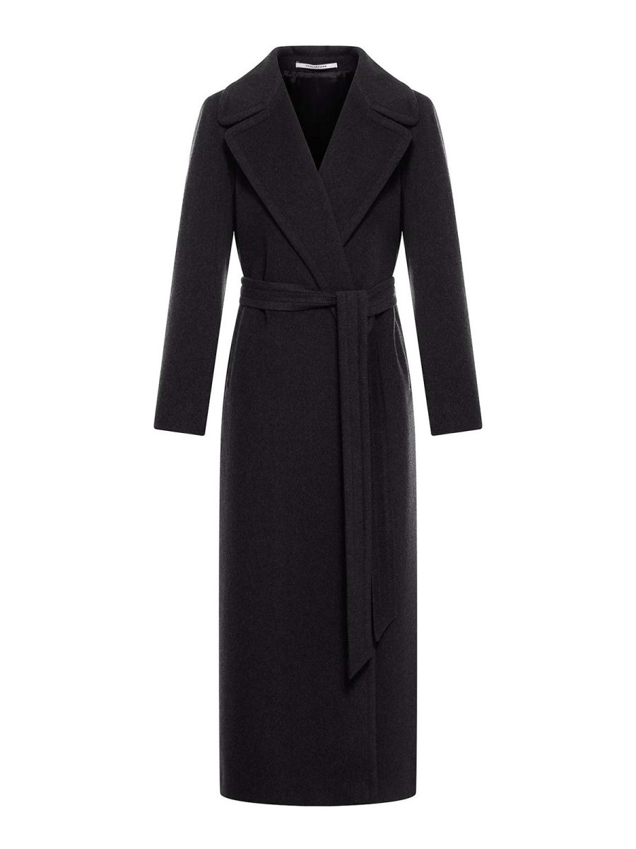 Tagliatore Manteau Au Genou - Noir