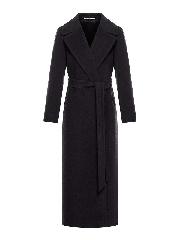 Tagliatore Manteau Au Genou - Noir