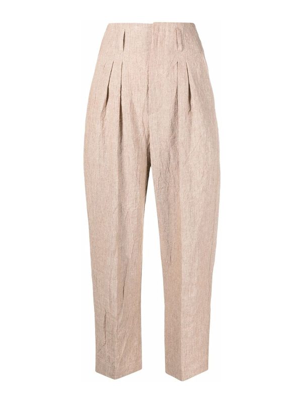 Brunello Cucinelli Pantalons Décontractés - Blanc