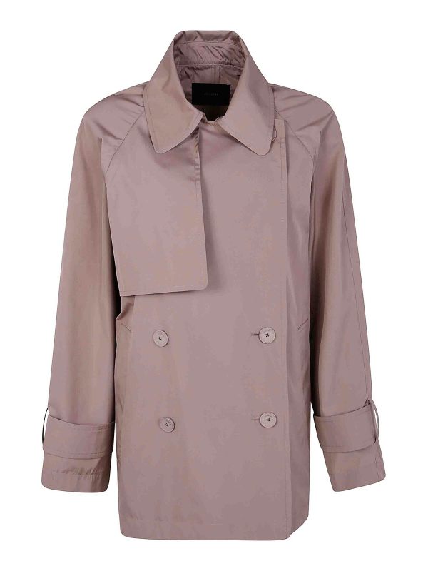 Joseph Manteau Court - Marron