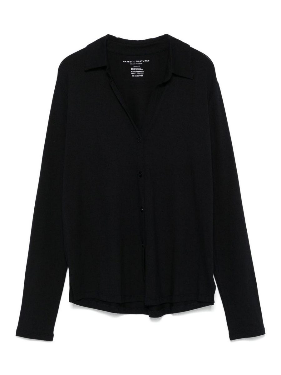 Majestic Filatures Veste Casual - Bleu