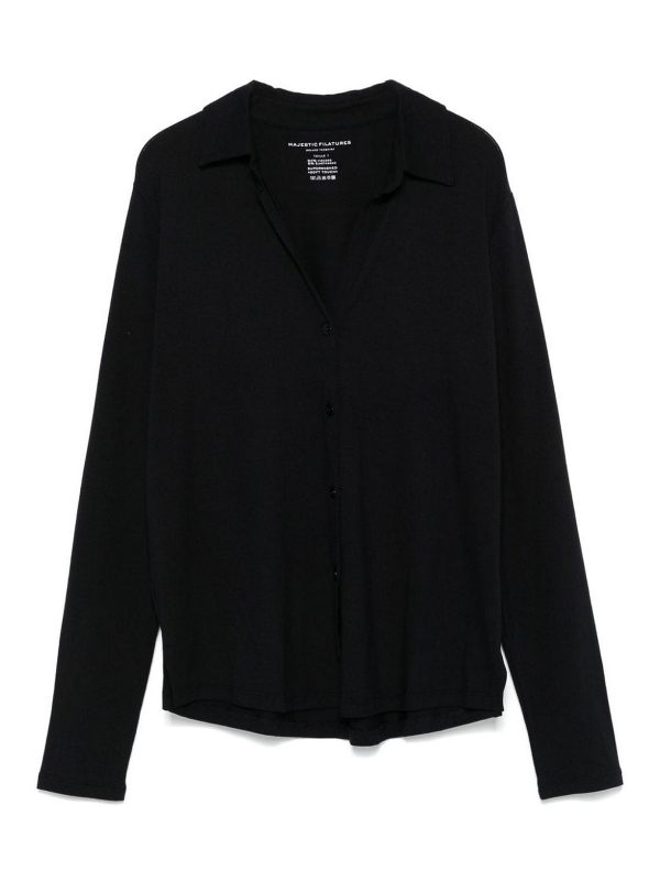 Majestic Filatures Veste Casual - Bleu