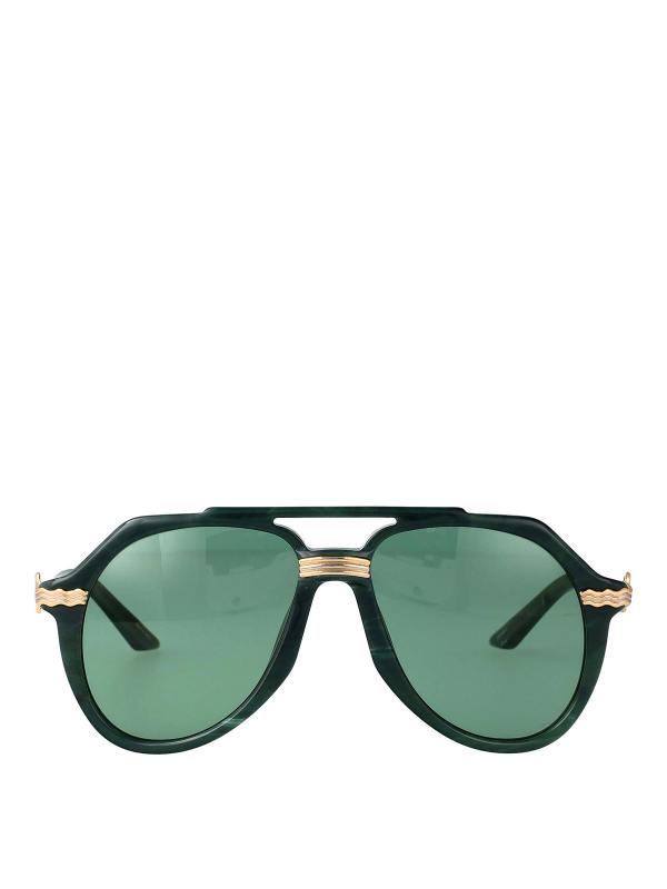Casablanca Lunettes De Soleil - Vert