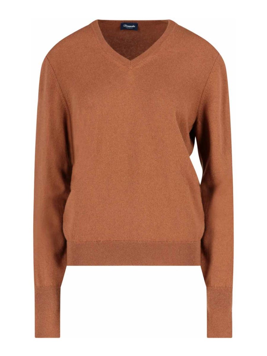 Drumohr Pull Col Bateau - Beige