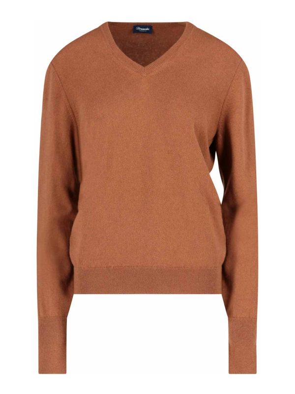 Drumohr Pull Col Bateau - Beige