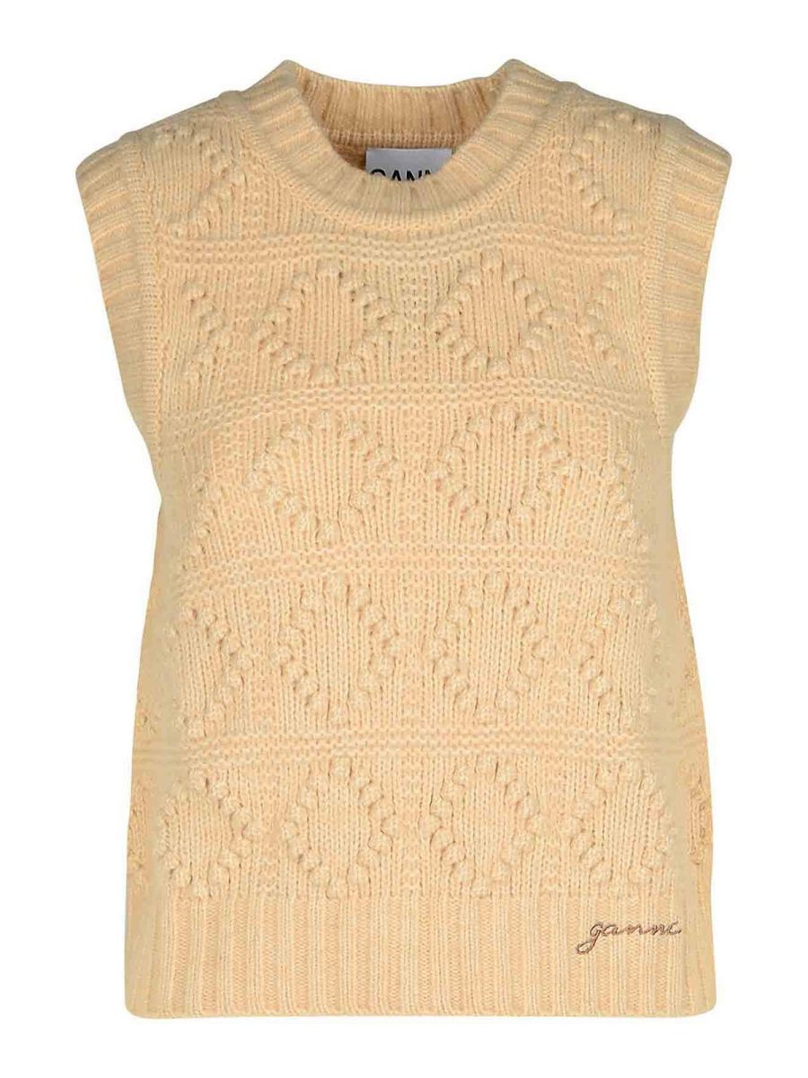 Ganni Gilet - Beige