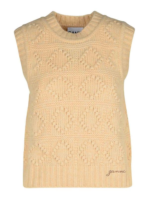 Ganni Gilet - Beige