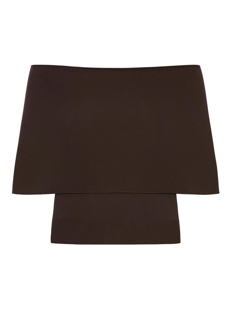 Roberto Collina Pull Col Bateau - Marron