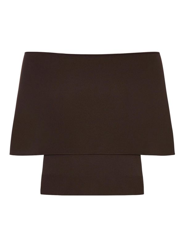 Roberto Collina Pull Col Bateau - Marron