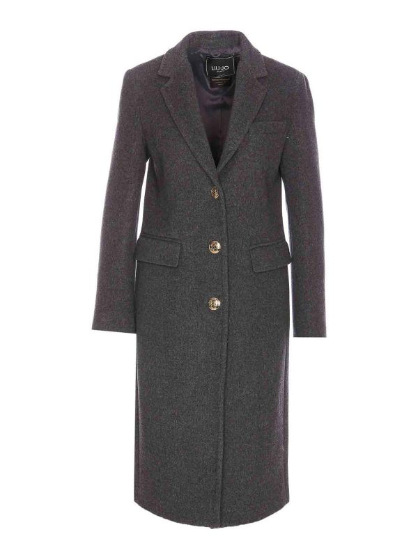 Liu Jo Manteau Court - Gris