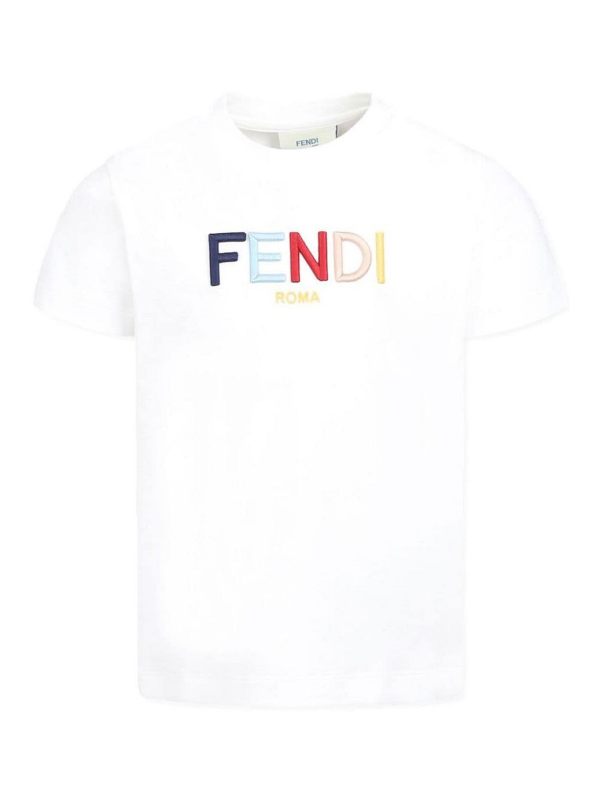 Fendi Jr T-Shirt - Blanc