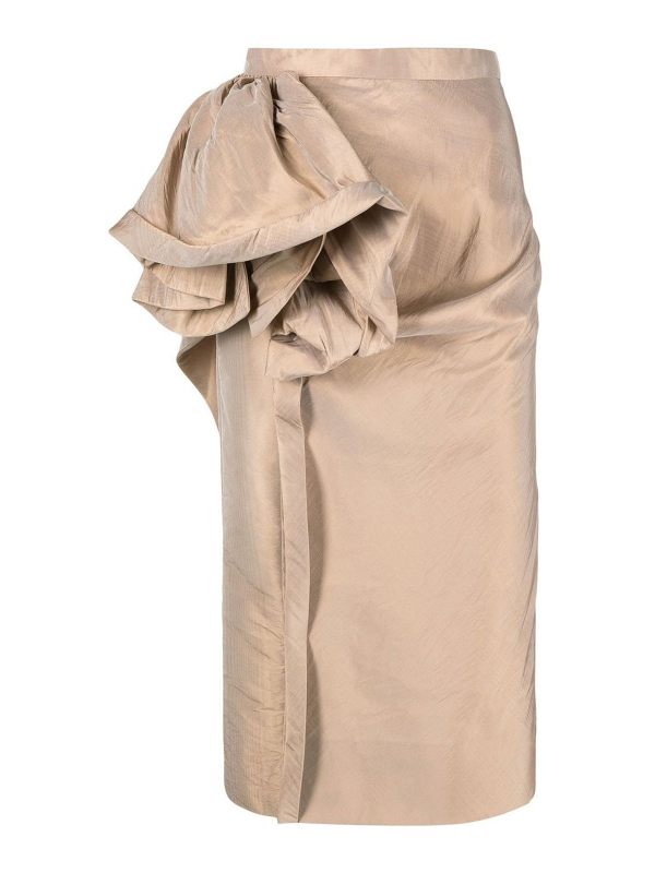 Maison Margiela Jupe Midi - Beige
