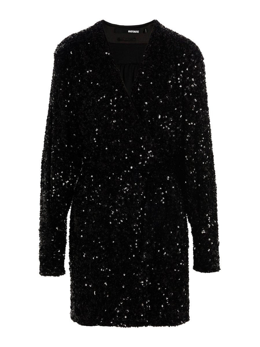 Rotate Birger Christensen Robe De Cocktail - Noir