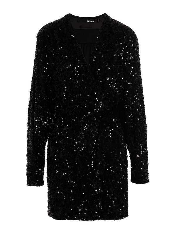Rotate Birger Christensen Robe De Cocktail - Noir