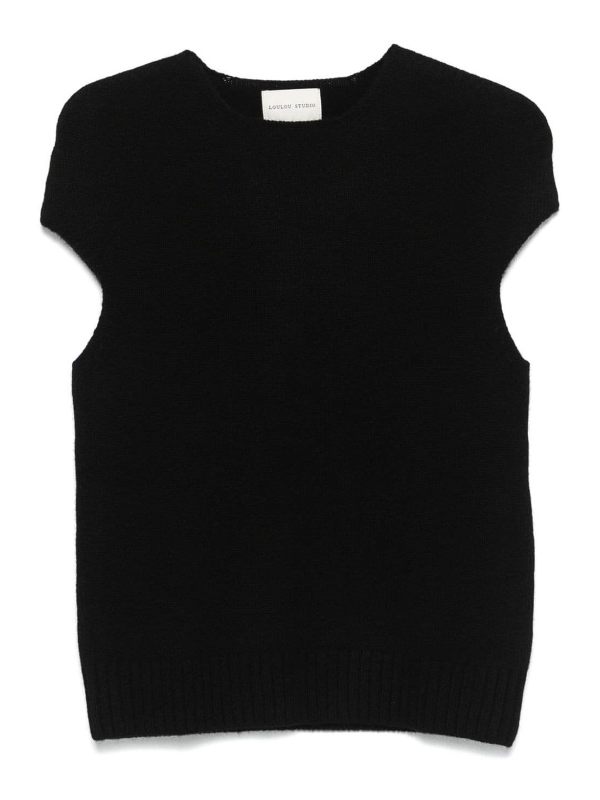 Loulou Studio Pull Col Rond - Noir