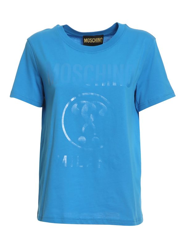 Moschino T-Shirt - Bleu Clair