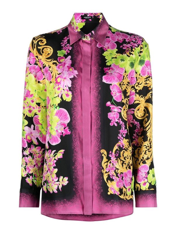 Versace Chemise en soie