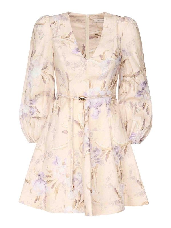 Zimmermann Robe Au Genou - Beige