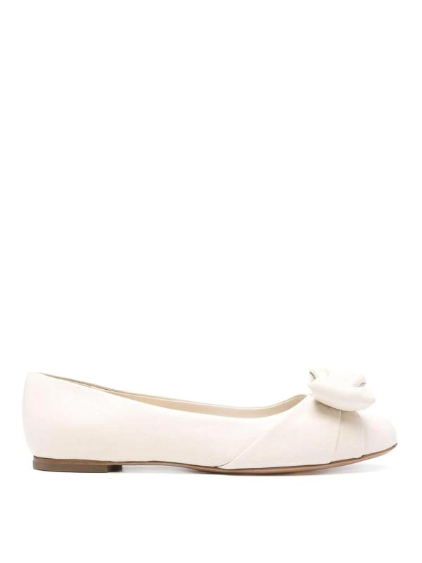Salvatore Ferragamo Ballerines - Blanc