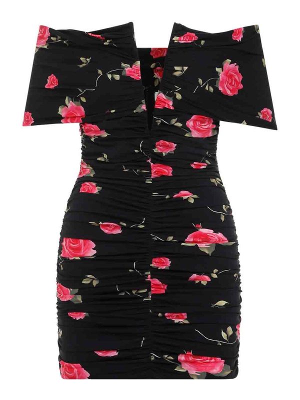Magda Butrym Robe Au Genou - Noir