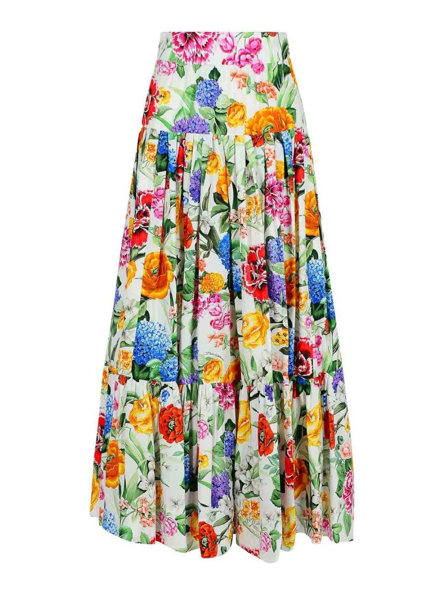 Dolce & Gabbana Jupe Midi - Multicolore
