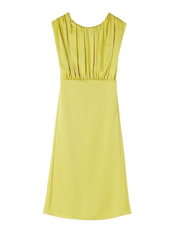 Jil Sander Maxi Robe - Vert
