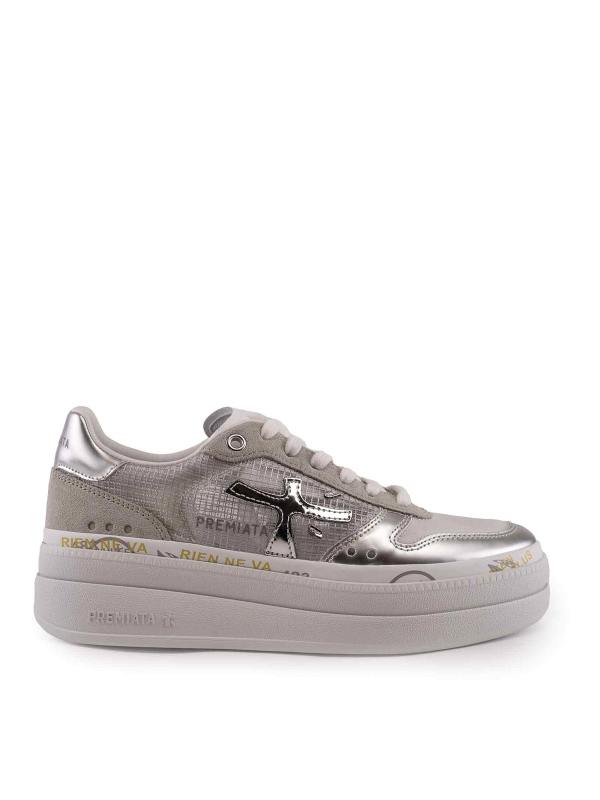 Premiata Baskets - Argent