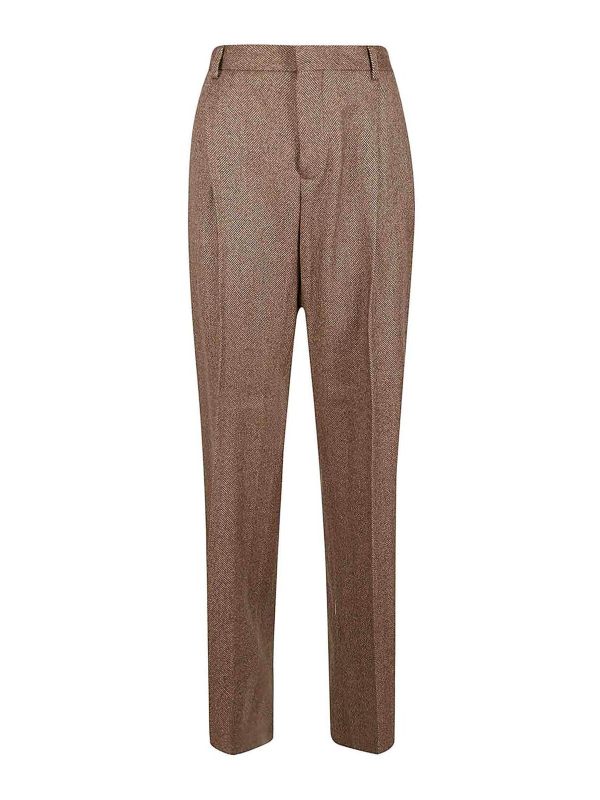 Saulina Pantalons Décontractés - Marron