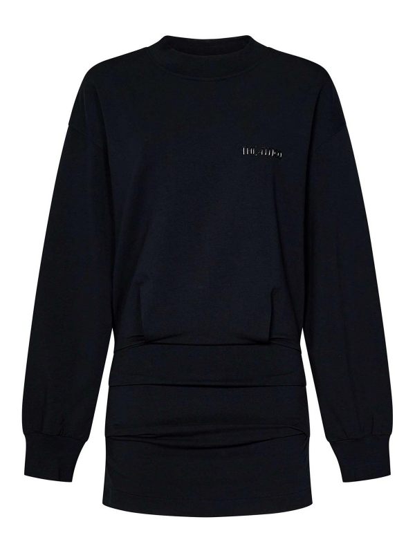 The Attico Robe Courte - Noir