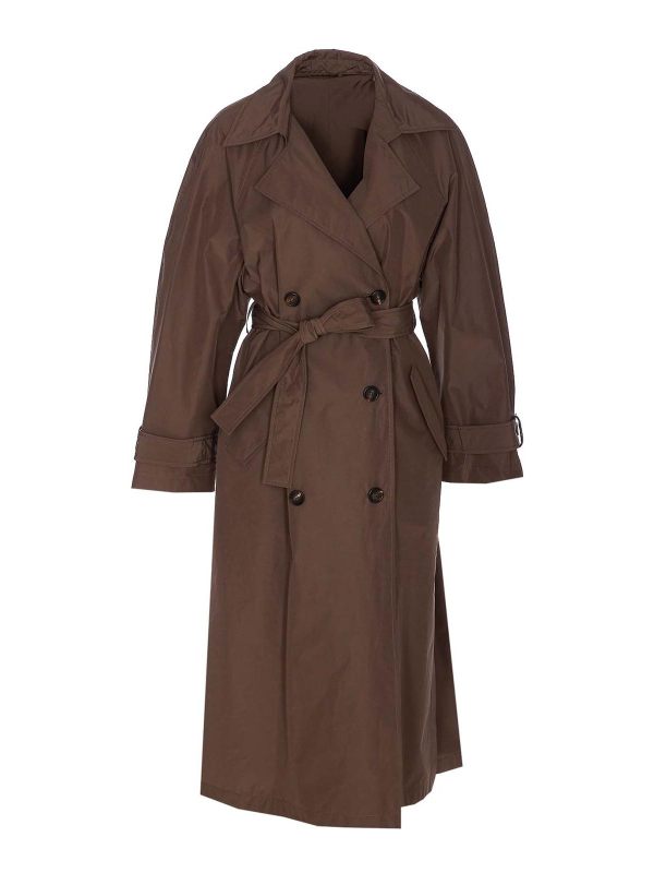 Brunello Cucinelli Manteau Court - Marron