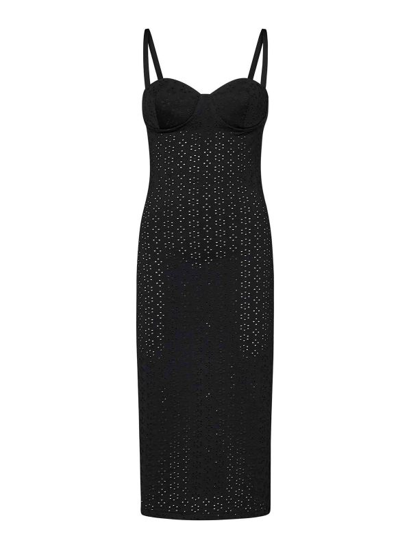 Fisico Robe Au Genou - Noir